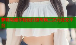 萝莉岛威尔轻松打造专属二次元社交平台