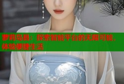 萝莉岛县：探索智能平台的无限可能，体验便捷生活