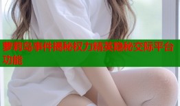 萝莉岛事件揭秘权力精英隐秘交际平台功能