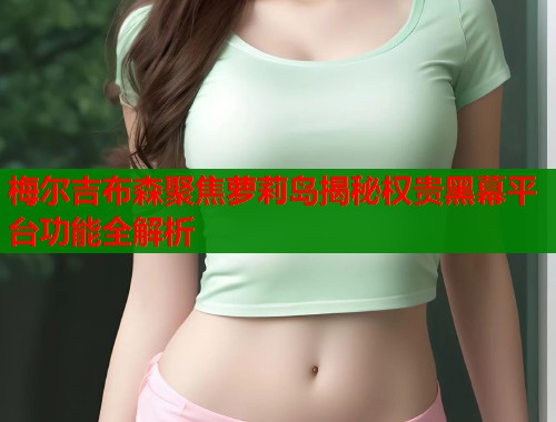梅尔吉布森聚焦萝莉岛揭秘权贵黑幕平台功能全解析